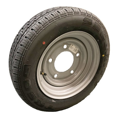 MP42217 155/70r12c 5 Stud 6.5" Pcd Silver Wheel & Tyre — 42217