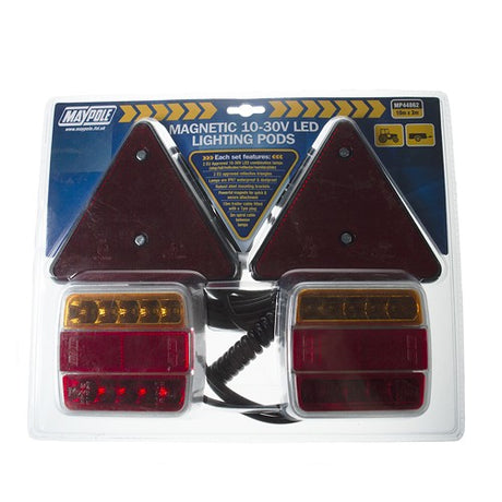 MP44862 10-30v Led Magnetic Lighting Pods 10m Trailer Cable — 44862