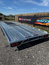 Brian James T6 T Transporter Car Trailer, 5.5m x 2.24m, 3.5t, 10in wheels, 3 Axle - 231-5522-35-3-10