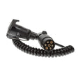 MP5885 1.5m 7 Pin N Type Curly Extension Lead (Plug To Socket) — 5885