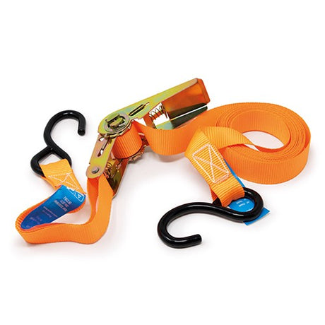 MP607 25mm X 4.5m 500kg Ratchet Strap & Hooks — 607