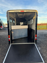 SOLD Cheval Liberte Maxi 4 Optimax Diagonal Loading Large Horse Trailer Herringbone With Tack Room