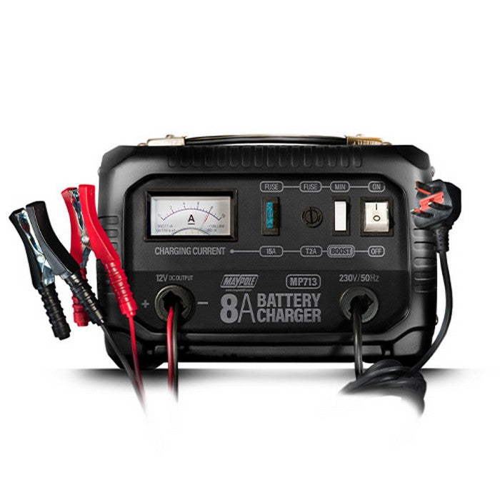 MP713 8a 12v Metal Cased Battery Charger — 713