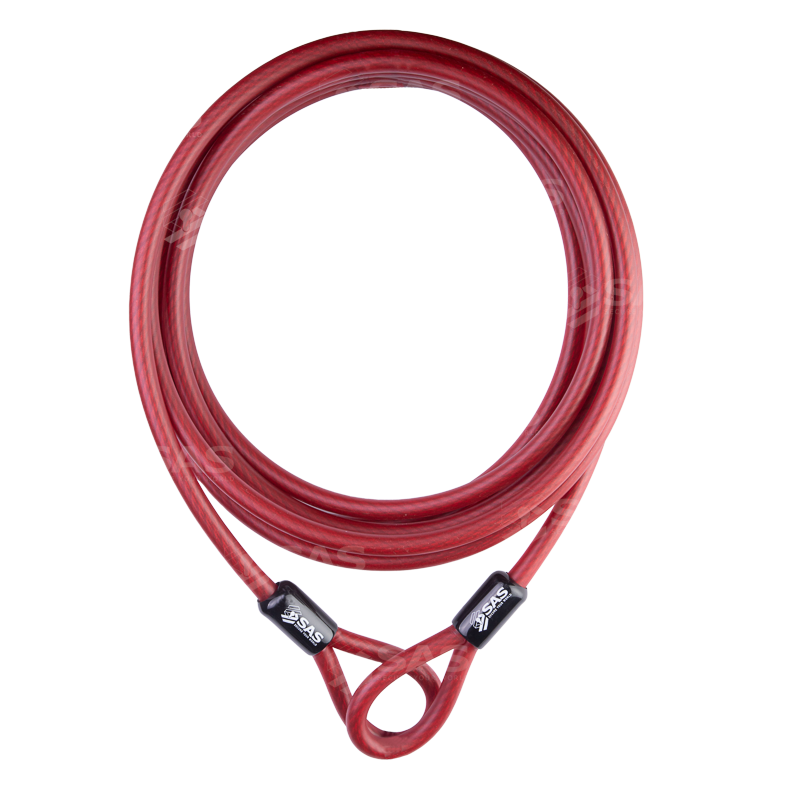 SAS 12mm Steel Braided Security Cable – Double Loop