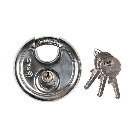 SAS DC70 Stainless Steel Disc Padlock