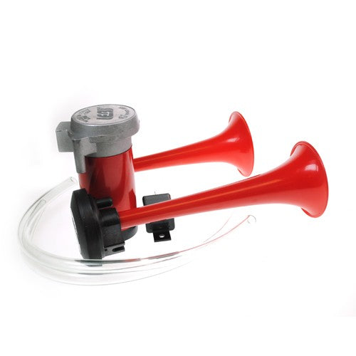 MP896 12v Twin Air Horns & Compressor Kit For Cars, Motorhomes & Vans — 896
