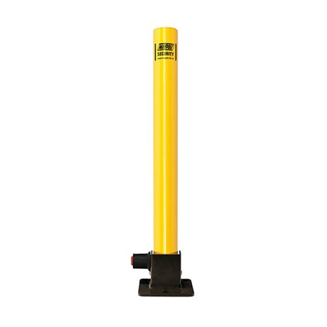 MP9733 Fold Down Security Post With Integral Lock — 9733
