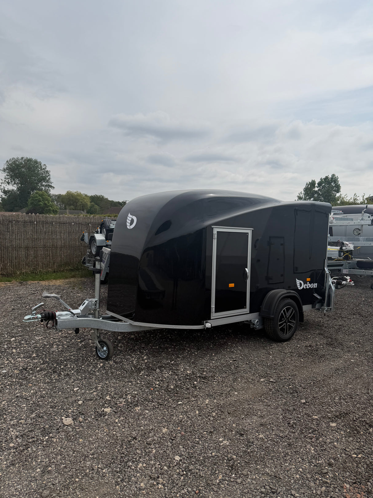 Debon Cargo XL Box Van Bike Trailer Polyester & Side Door