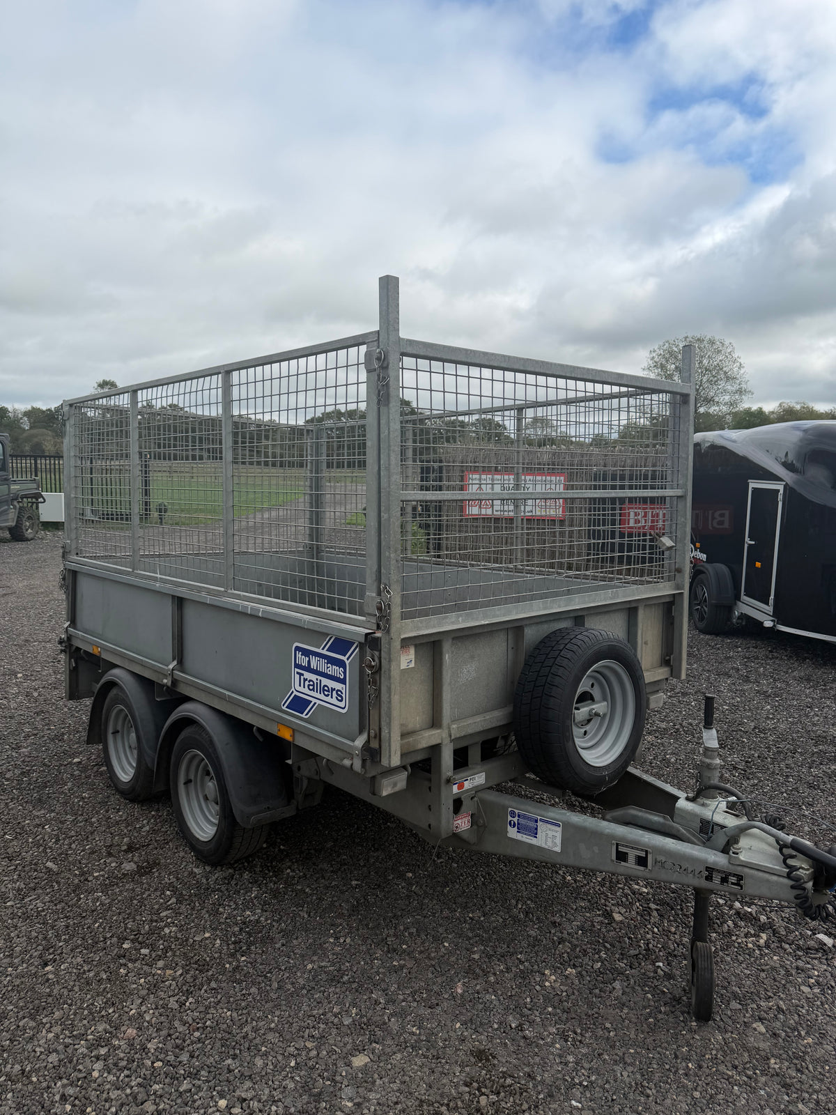 2021 Ifor Williams LM85G 8' x 5' Dropside Trailer with Mesh Sides & Ramps – 2700kg