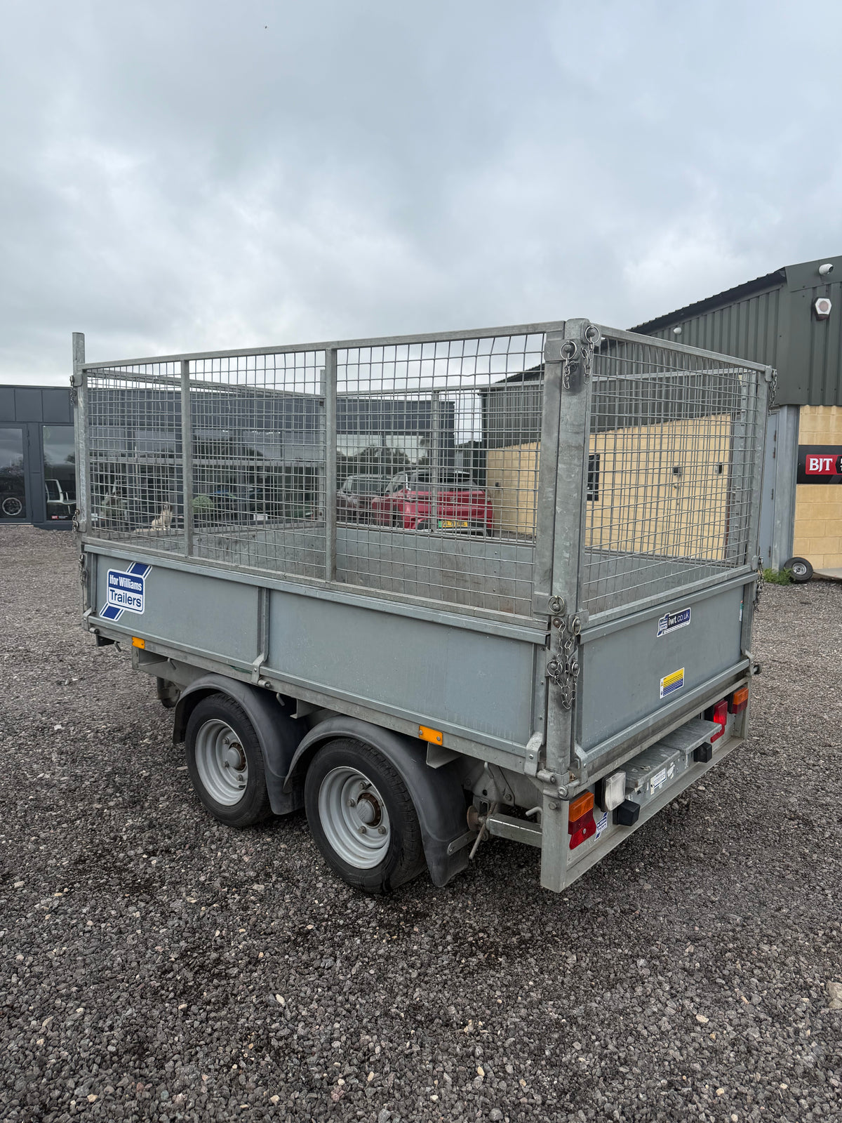 2021 Ifor Williams LM85G 8' x 5' Dropside Trailer with Mesh Sides & Ramps – 2700kg