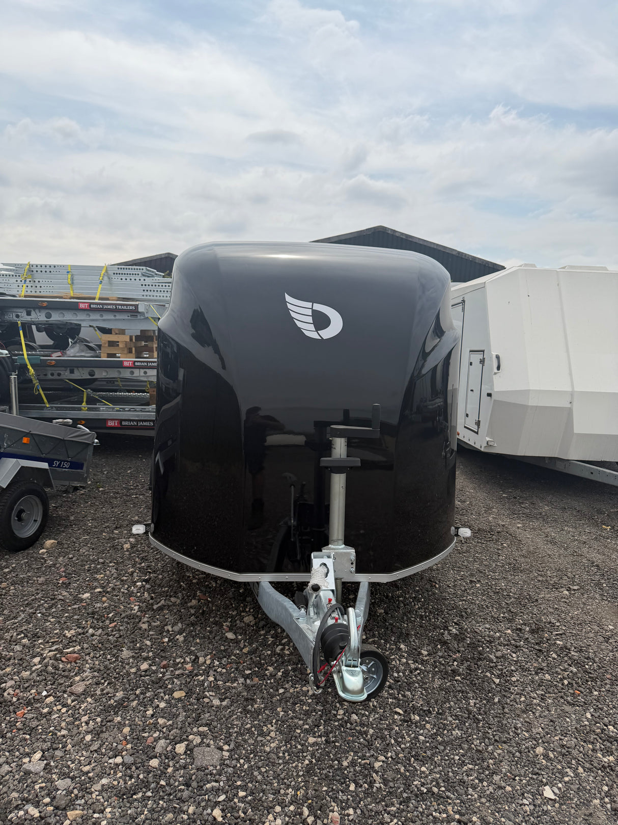 Debon Cargo XL Box Van Bike Trailer Polyester & Side Door