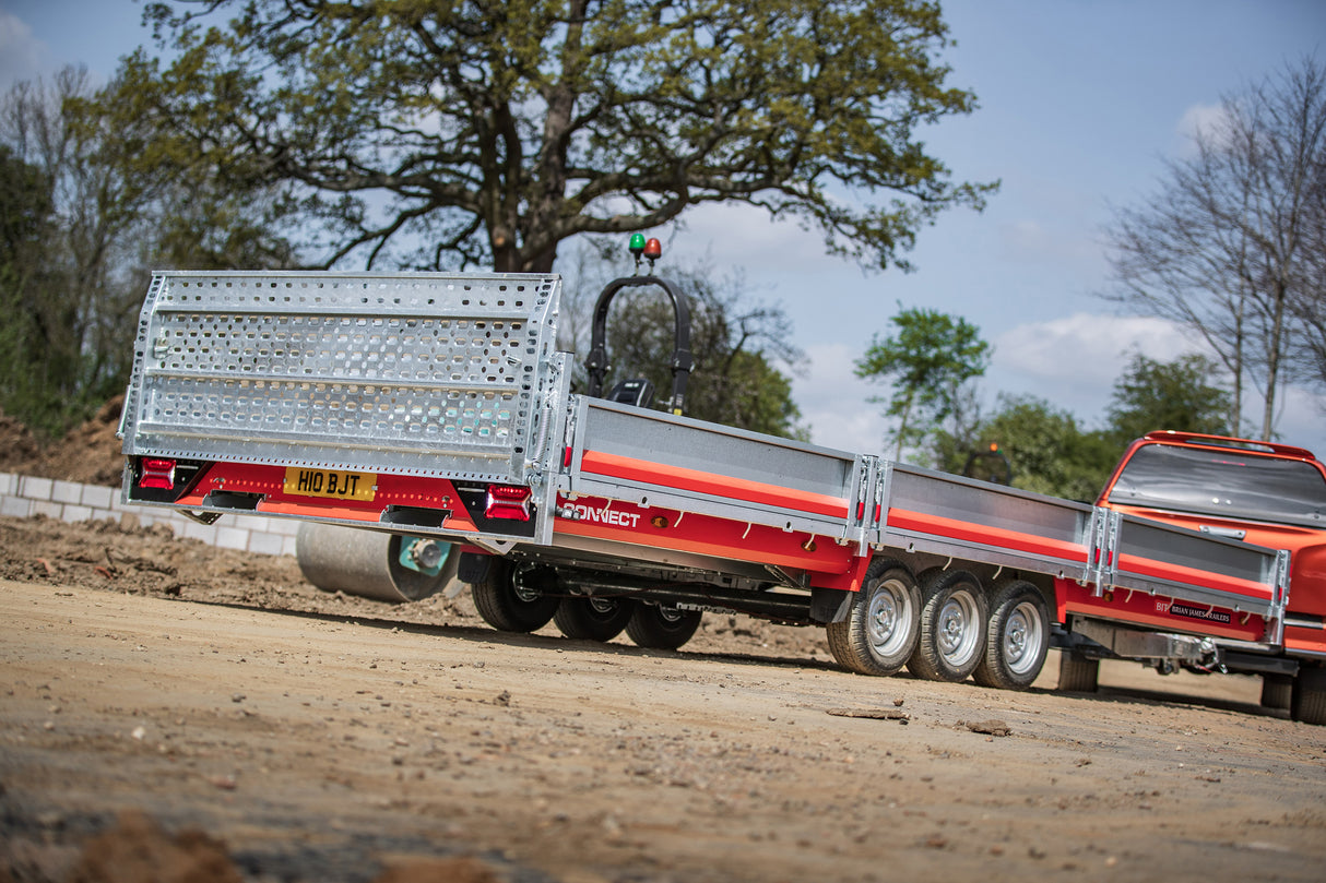 Brian James Connect Flatbed Trailer – 5.5m x 2.29m | 3.5T | Triple Axle | 10” Wheels 476-5522-35-3-10