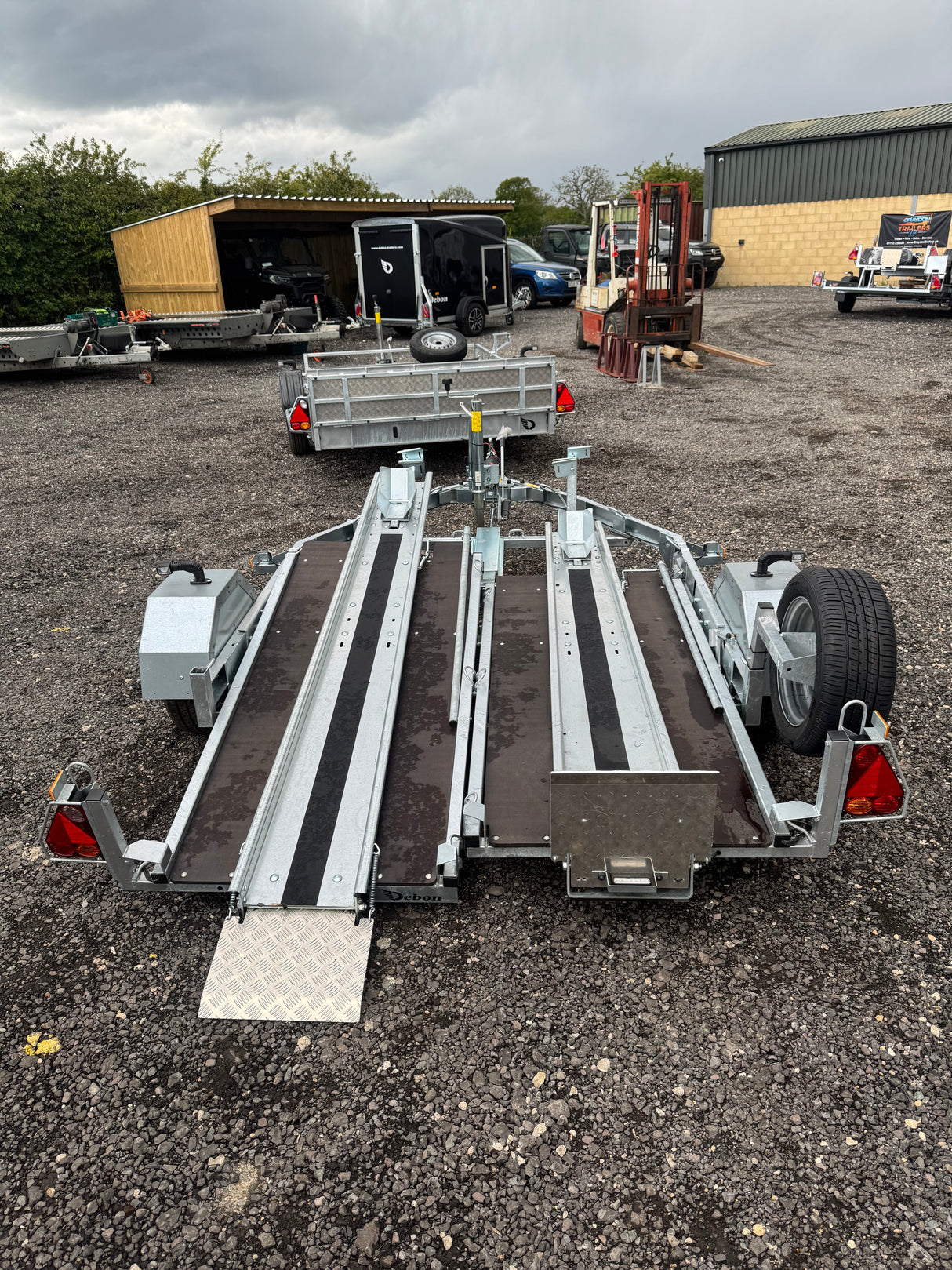 Debon Moto Two 2 Motorcycle Trailer