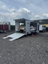 Debon Roadster C1000 Box Van Enclosed Vehicle Car Transporter Trailer 5.0m x 2.0m 3500Kg