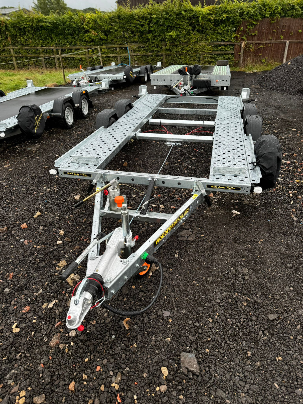 Woodford Widebody WBT101 14’x6’6” Tilt with ramps Car Transporter Trailer