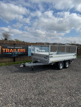 Debon Tipper Trailer PW2.4 Twin Axle 3 Way Electric Tip 2600kg 3.0m x 1.8m 10'x 6'