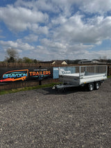 Debon Tipper Trailer PW2.4 Twin Axle 3 Way Electric Tip 2600kg 3.0m x 1.8m 10'x 6'