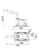 KARTT Pressed Steel Clamp Caravan Jockey Wheel- P/N KCL4801