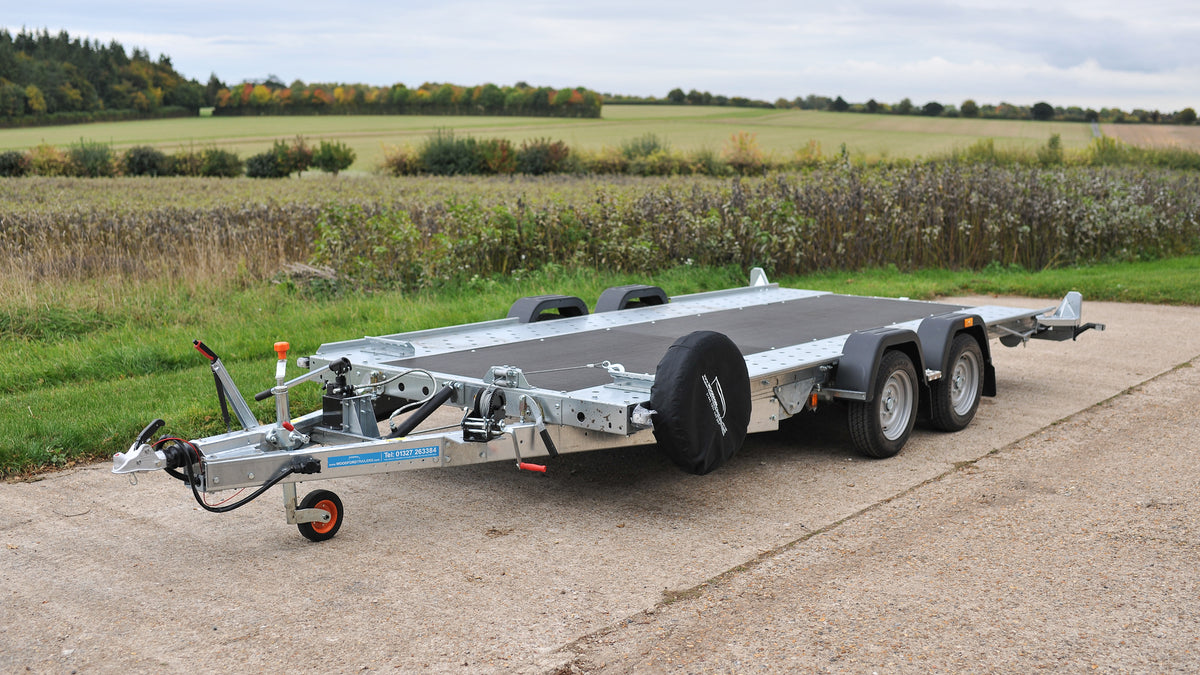 Car Transporter Ramps Woodford Widebody WBT-141/1 16’x6’6” 3500kg Gross Tilt with ramps Car ...