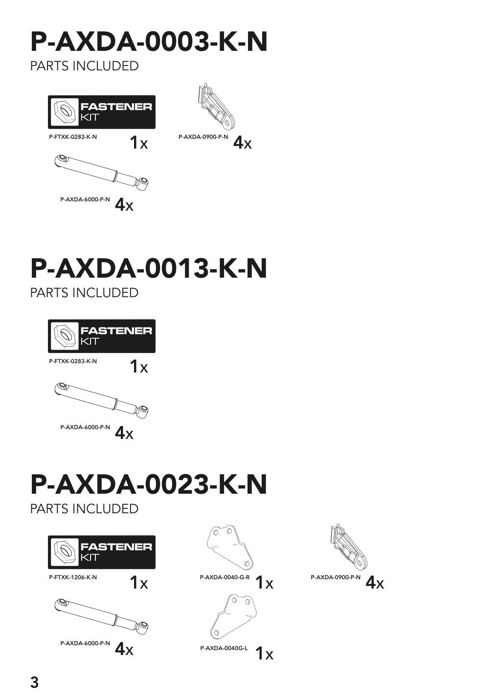 Brian James P-AXDA-0013-K-N manufacturer technical illustration