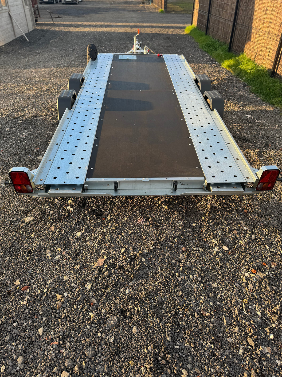 Car Transporter Ramps Woodford Widebody WBT-141 16’x6’6” Tilt with ramps Winch Ready Car Tra ...