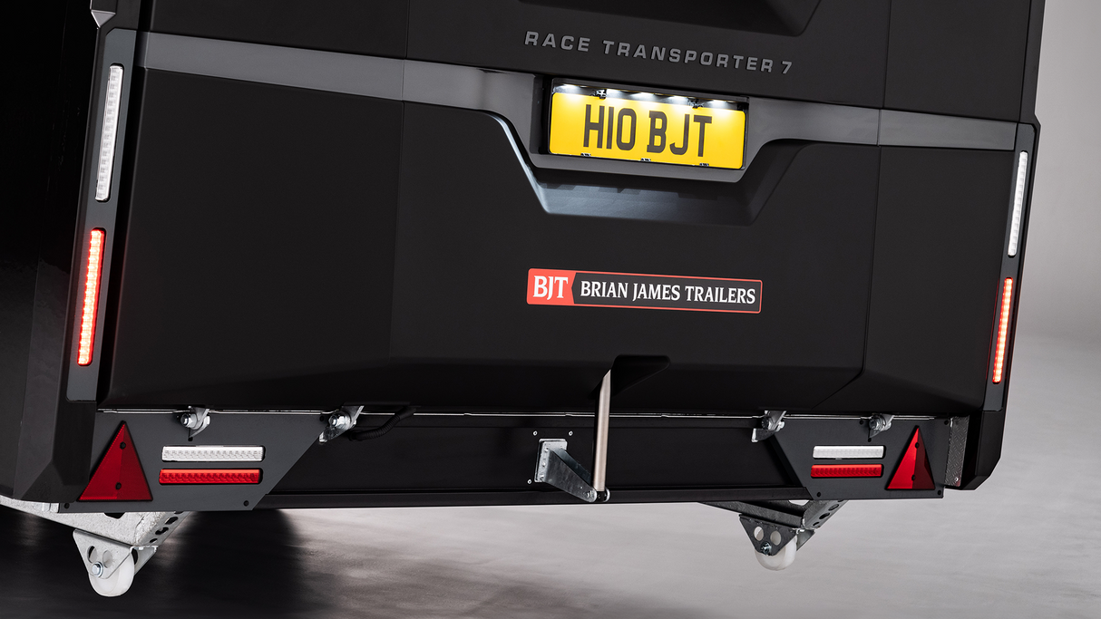 Brian James Race Transporter 7 Enclosed Trailer RT7 – 6.0m x 2.3m | 3.5T | Triple Axle | 10” Wheels 397-6023-35-3-10-B