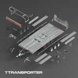 Brian James T6 T Transporter Car Trailer, 5.5m x 2.24m, 3.5t, 10in wheels, 3 Axle - 231-5522-35-3-10