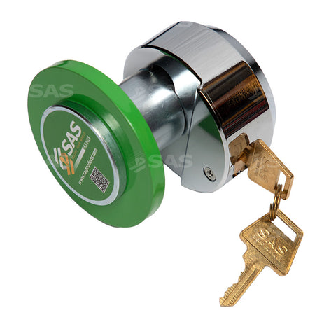 SAS GREEN iLOCK Eye Lock, with Padlock