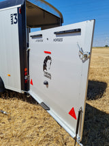 Cheval Liberte MAXI 3 Diagonal Loading Large Horse Trailer Herringbone With Built-in Tack Room