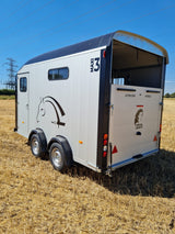 Cheval Liberte MAXI 3 Diagonal Loading Large Horse Trailer Herringbone With Built-in Tack Room