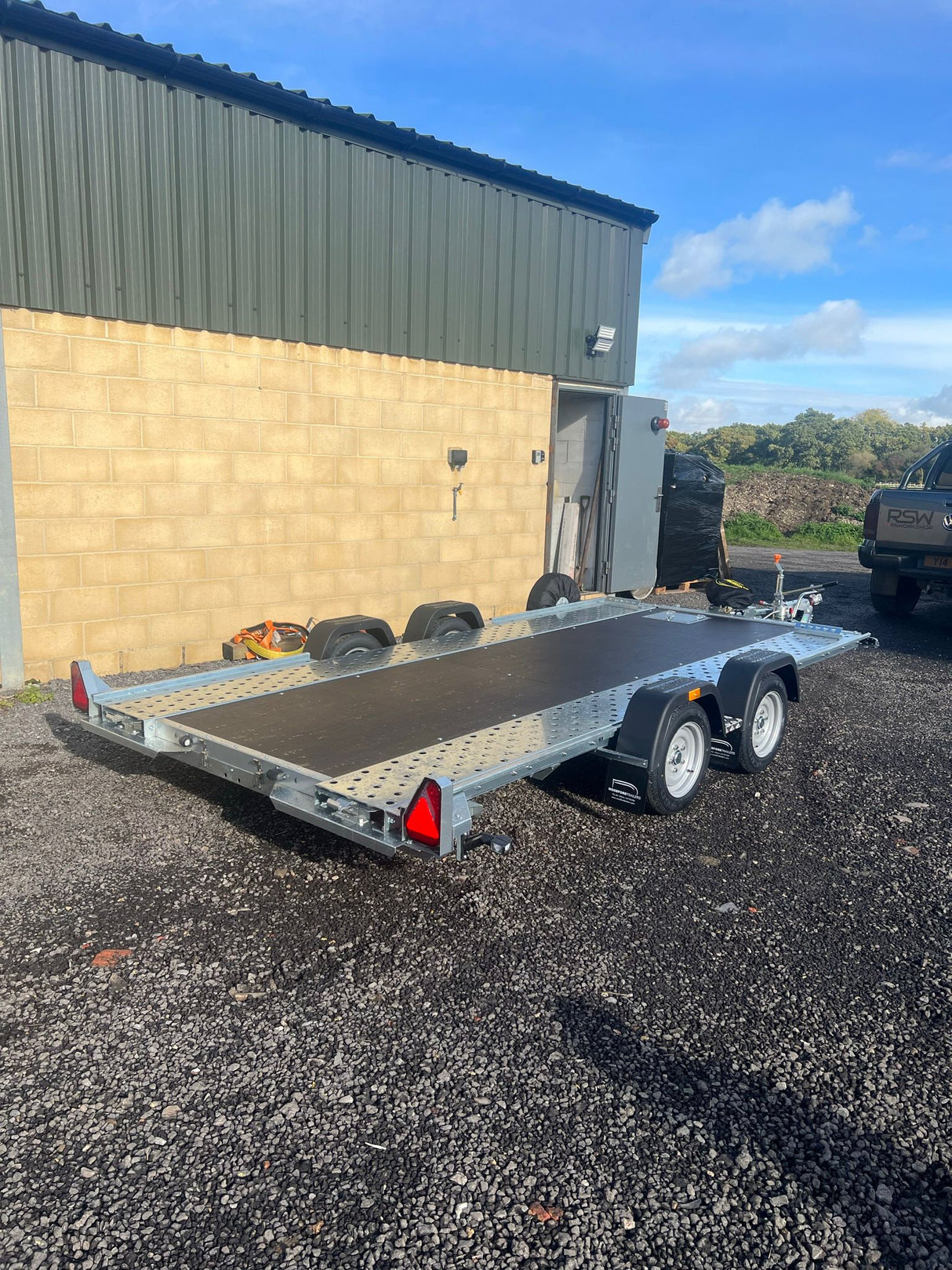 Woodford Widebody WBT101 14’x6’6” Tilt Bed Car Transporter Trailer