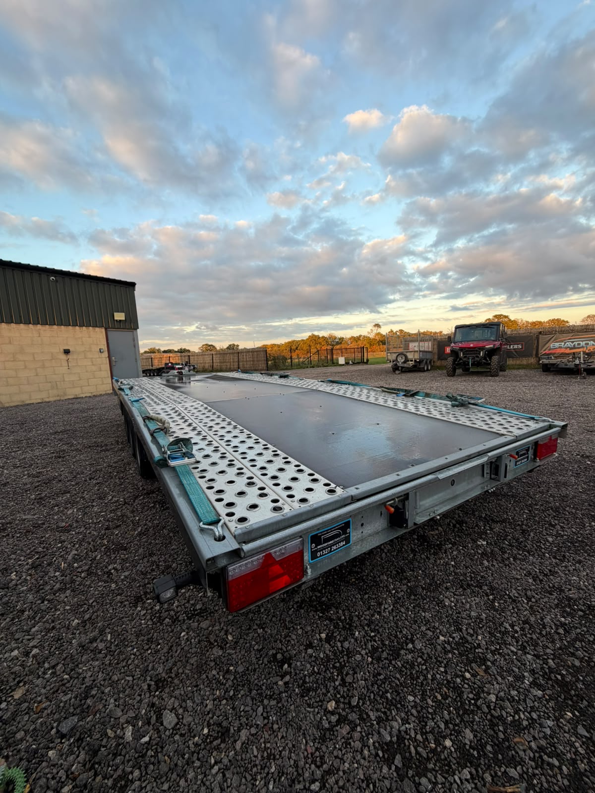 2024 Woodford AC1835003 Auto Cruiser 18' x 7'3" (5500mm x 2220mm) Tri Axle Tilt Winch