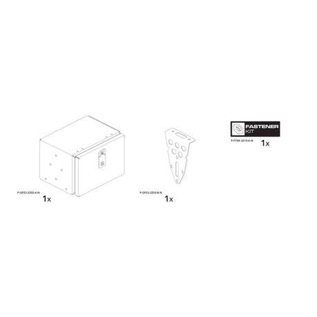 Brian James P-SGAS-3600-K-N manufacturer technical illustration; size and specification vary with the selected option
