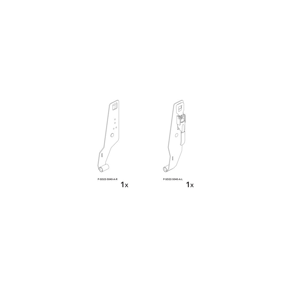 Brian James P-SIKT-9500-K-N manufacturer technical illustration; size and specification vary with the selected option