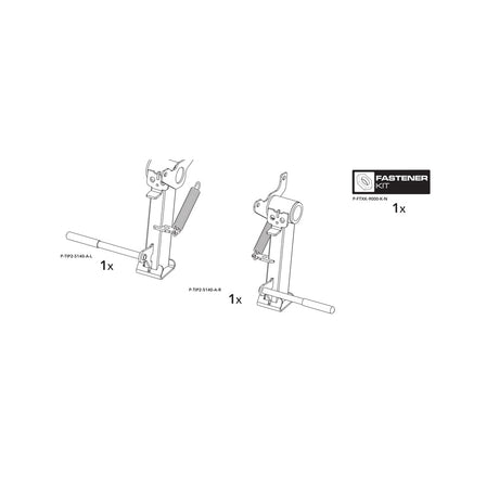 Brian James P-TIP2-9000-K-N manufacturer technical illustration; size and specification vary with the selected option