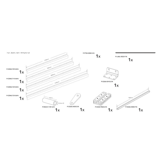 Brian James P-TPAN-9222-K-N manufacturer technical illustration; size and specification vary with the selected option