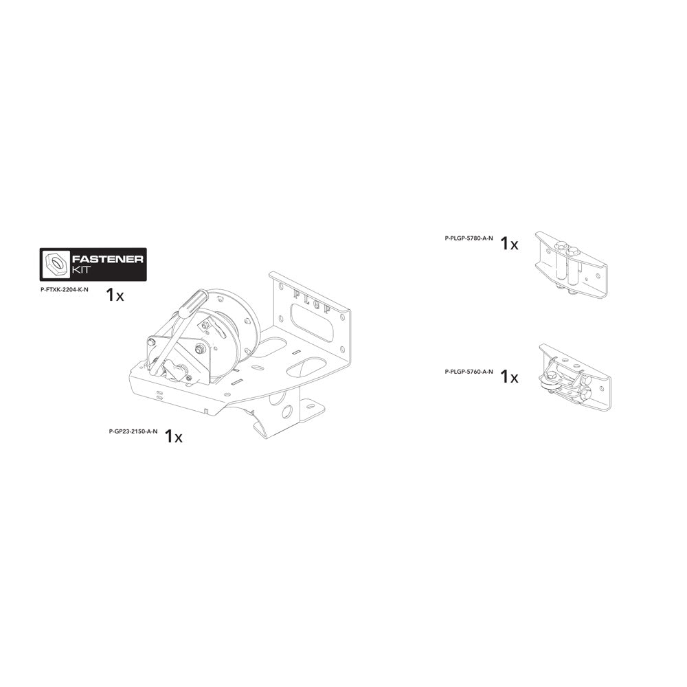 Brian James P-WIKT-1027-K-N manufacturer technical illustration; size and specification vary with the selected option