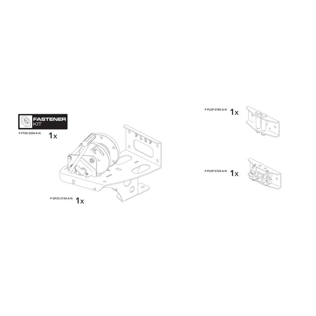 Brian James P-WIKT-1027-K-N manufacturer technical illustration; size and specification vary with the selected option