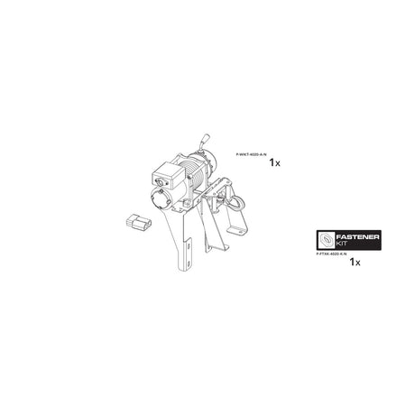 Brian James P-WIKT-4020-K-N manufacturer technical illustration; size and specification vary with the selected option
