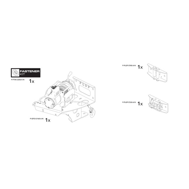 Brian James P-WIKT-7105-K-N manufacturer technical illustration; size and specification vary with the selected option