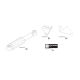 Brian James P-AXDA-0009-K-N manufacturer technical illustration; size and specification vary with the selected option