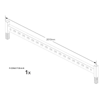 Brian James P-CON2-9000-K-N manufacturer technical illustration; size and specification vary with the selected option