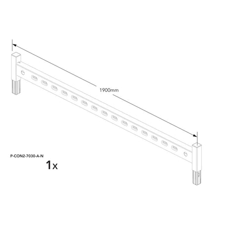 Brian James P-CON2-9016-K-N manufacturer technical illustration; size and specification vary with the selected option