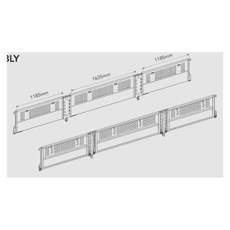 Brian James P-SIXT-6008-K-N manufacturer technical illustration; size and specification vary with the selected option