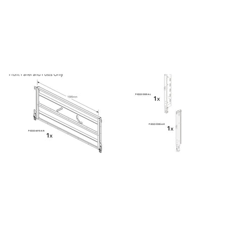 Brian James P-SIXT-6302-K-N manufacturer technical illustration; colour is selected separately