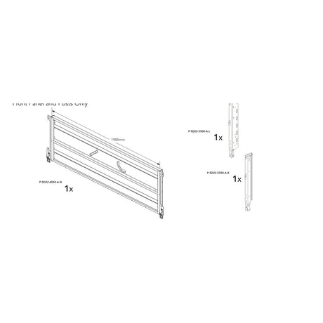 Brian James P-SIXT-6306-K-N manufacturer technical illustration; colour is selected separately