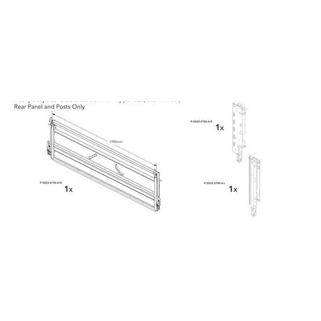 Brian James P-SIXT-6310-K-N manufacturer technical illustration; size and specification vary with the selected option