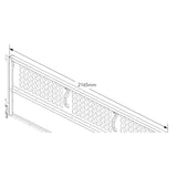 Brian James P-SIXT-6412-K-N manufacturer technical illustration; size and specification vary with the selected option