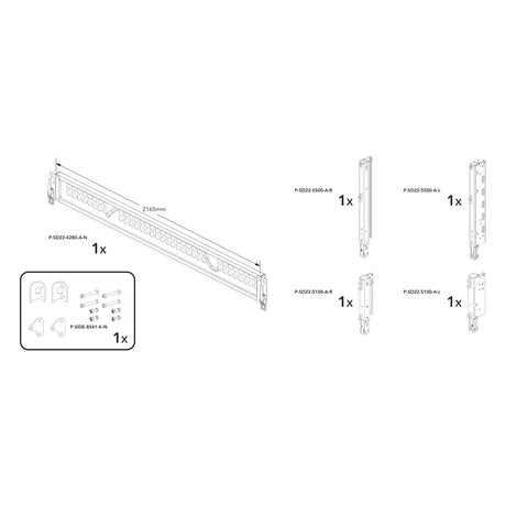 Brian James P-SIXT-6420-K-N manufacturer technical illustration; size and specification vary with the selected option