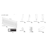 Brian James P-TPAN-9240-K-N manufacturer technical illustration; size and specification vary with the selected option